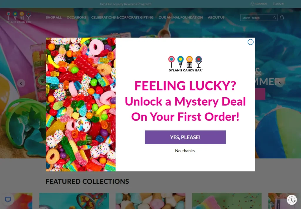 Colorful candy and sprinkles scattered on a surface.
